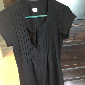 BRIDGE & BURN Black Short-Sleeve Dress